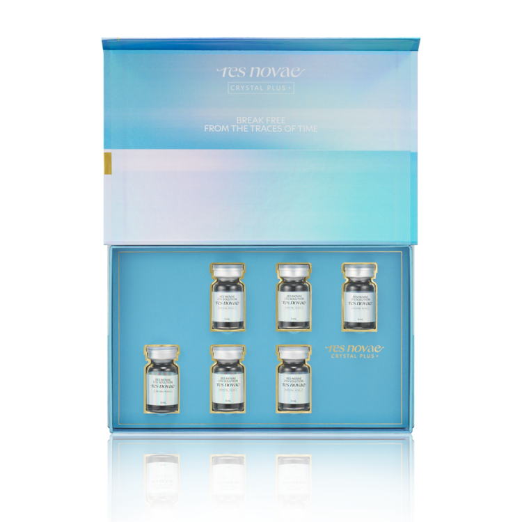 Resnovae Crystal Plus ürün kutusu ve flakonları
